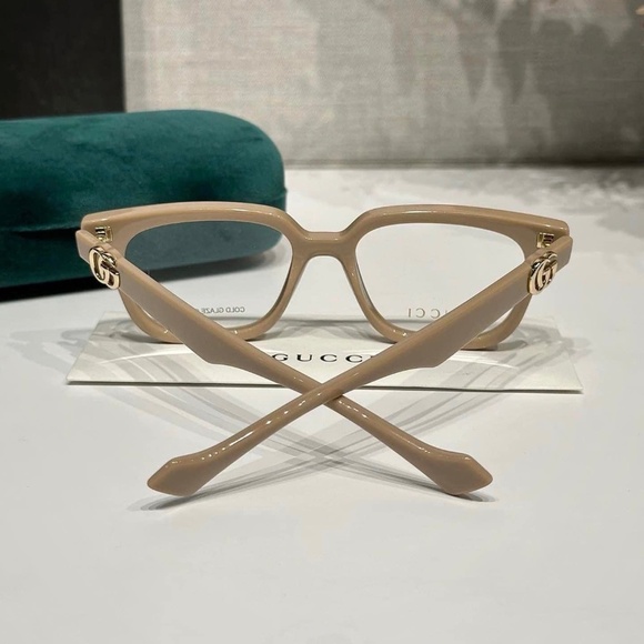 NWT Gucci GG1536O - 007 Nude Eyeglasses - Picture 9 of 10